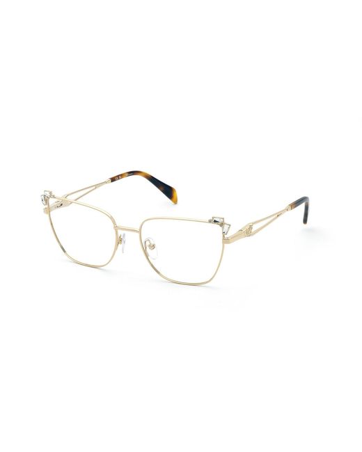 Blumarine Black Vbm222S 300S Optical Frames Metal Cat Eye