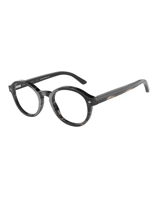 Giorgio Armani Black Ar7204 5937 Optical Frames Acetate Transparent Pillow Normal for men