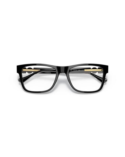 Versace Black Ve3303 Gb1 Optical Frames Acetate Squared Normal for men