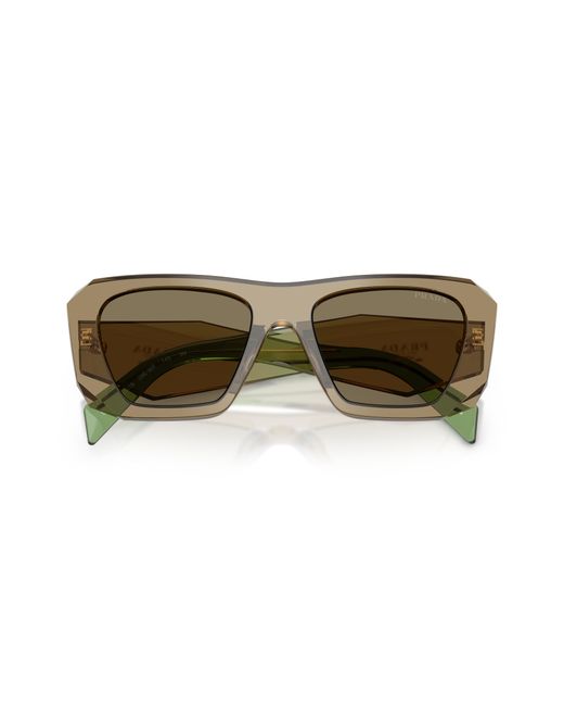 Prada Black Pr B18S 29E90F Sunglasses Acetate Squared Normal