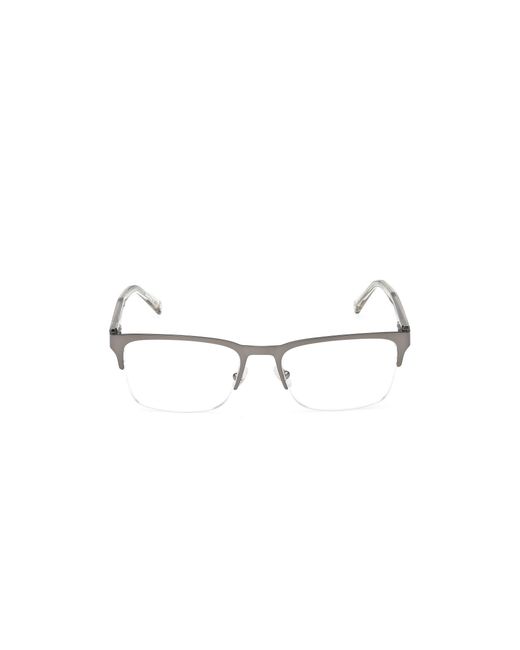 Timberland Black Tb50083 009 Optical Frames Metal Squared Normal for men