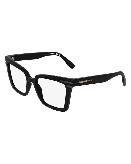 Karl Lagerfeld Black Kl6240 001 Optical Frames Acetate Squared Normal