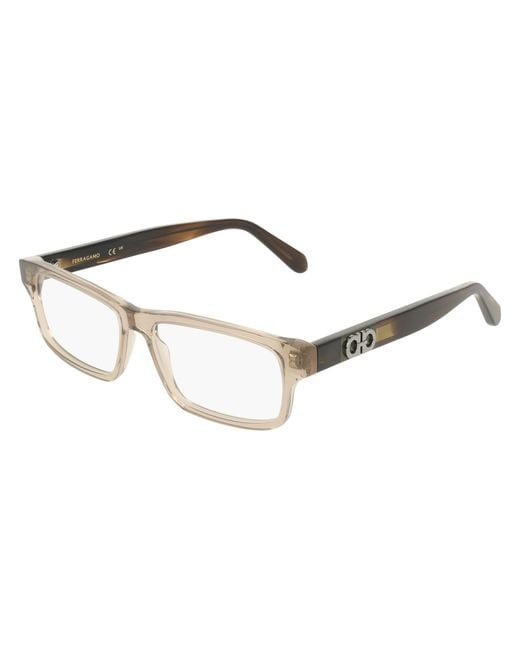 Ferragamo Black Sf3061 278 Optical Frames Acetate Squared Normal for men