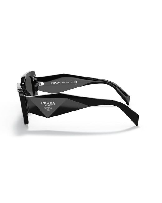 Prada Black Pr 08Ys 1Ab5S0 Sunglasses Acetate Butterfly Normal