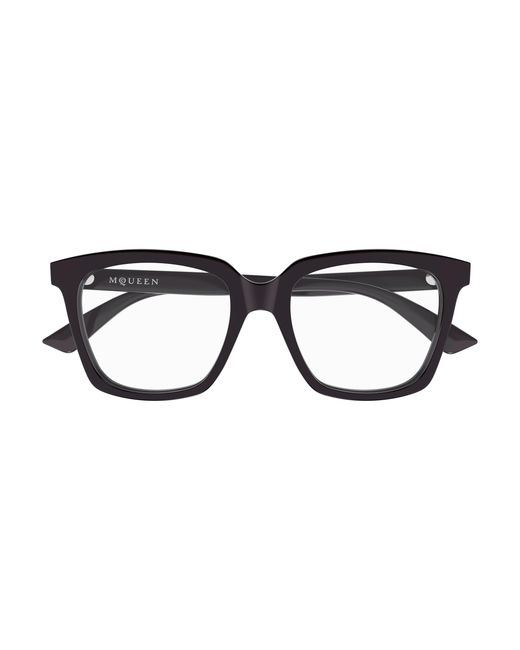 McQueen Black Am0513O 006 Optical Frames Acetate Transparent Cat Eye