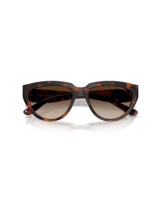 Vogue Eyewear Black Vo5629S 271813 Sunglasses Nylon Geometric Normal Shaded
