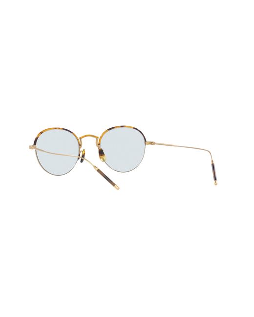 Oliver Peoples Black Ov1290T Tk-6 5252 Optical Frames Titanium Transparent Round Normal