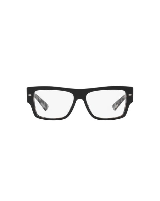 Dolce & Gabbana Black Dg3379 3403 Optical Frames Acetate Transparent Squared Normal for men