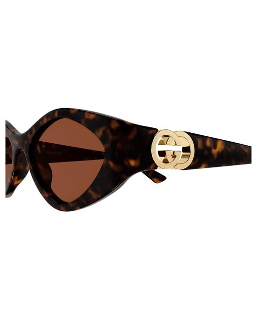 Gucci Black Gg2121S 003 Sunglasses Injected Geometric