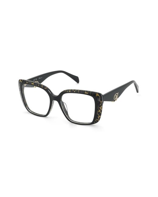 Blumarine Black Vbm895V 0Alf Optical Frames Acetate Squared
