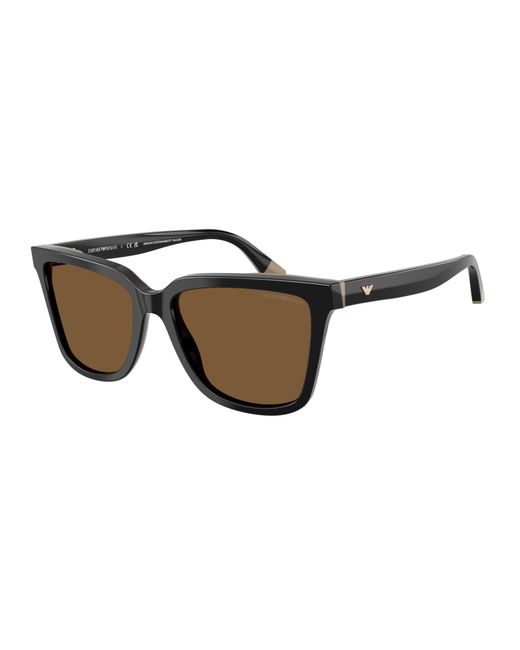 Emporio Armani Black Ea4261 631373 Sunglasses Acetate Geometric Normal