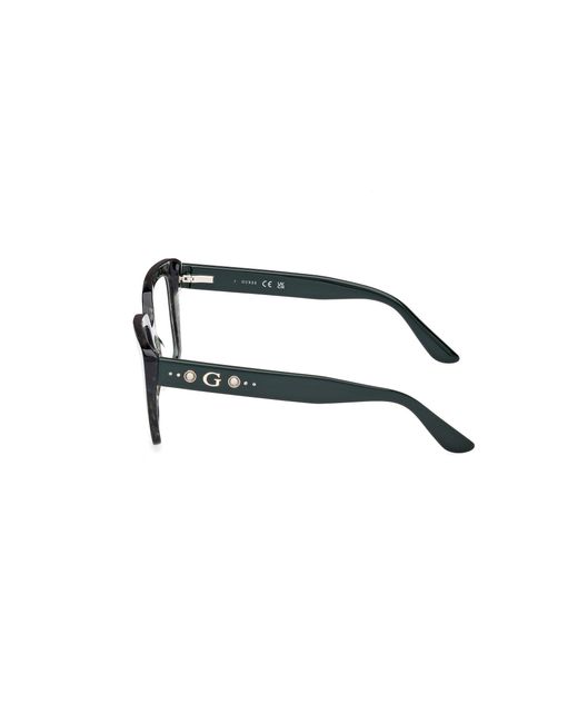 Guess Black Gu50174 098 Optical Frames Acetate Squared Normal