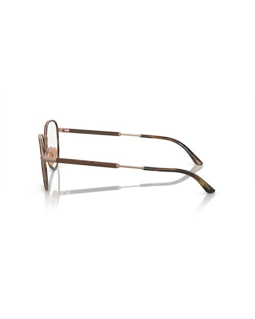 Giorgio Armani Black Ar5137J 3006 Optical Frames Steel Transparent Pantos Normal for men