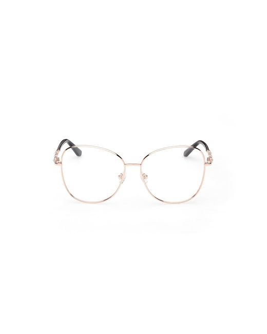 Guess Black Gm50044 028 Optical Frames Metal Butterfly Normal