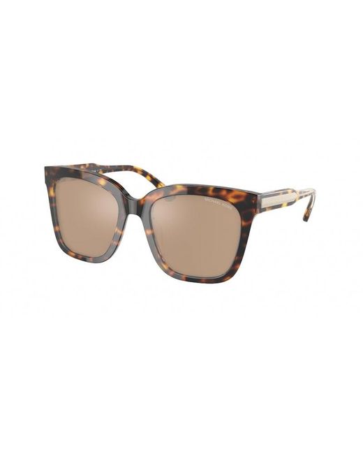 Michael Kors Black Mk2163 San Marino 31027P Sunglasses Plastic Squared Mirrored