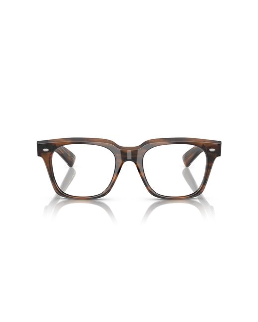 Oliver Peoples Black Ov5570U Alfrey 1794 Optical Frames Acetate Transparent Squared Normal for men