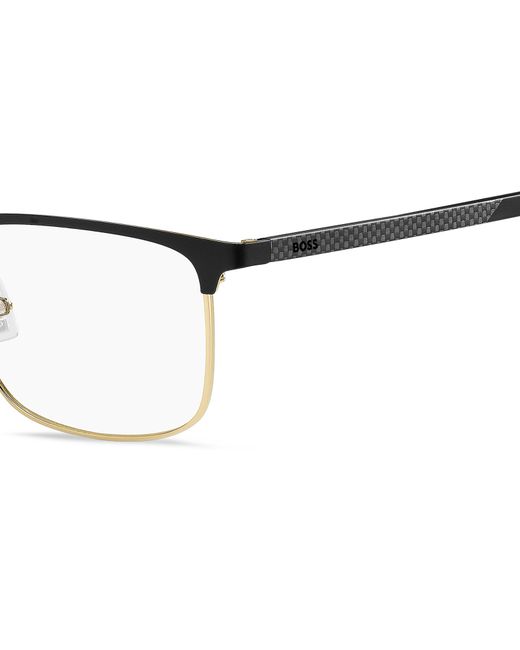 Boss Black Boss 1802/F I46 Optical Frames Metal Squared Normal for men