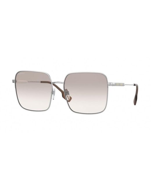 Burberry Black Be3119 10057I Sunglasses Metal/ Squared Mirror