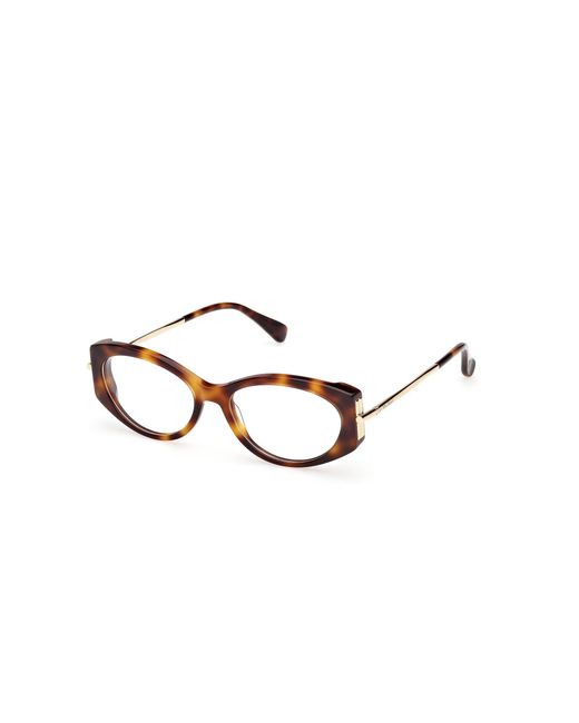 Max Mara Black Mm5204 052 Optical Frames Acetate Round Normal