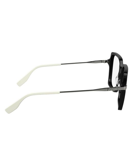 Karl Lagerfeld Black Kl6172 001 Optical Frames Acetate Squared Normal