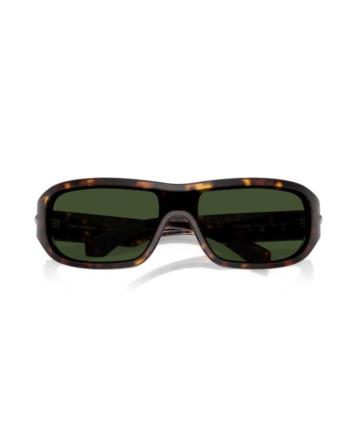 Dolce & Gabbana Green Dg4486 502/71 Sunglasses Acetate Squared Normal for men