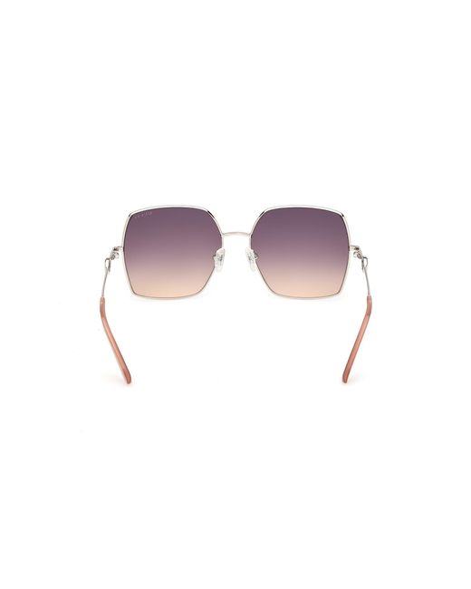 Guess Black Gu00285 10Z Sunglasses Metal Squared Normal
