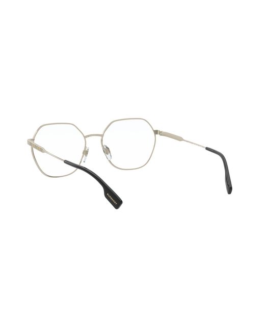 Burberry Black Be1350 Erin 1109 Optical Frames Metal Geometric Normal