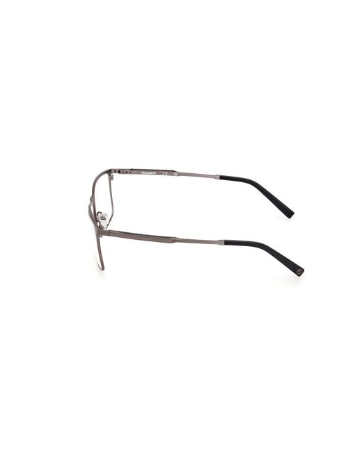 Timberland Black Tb50007 007 Optical Frames Metal Squared Normal for men