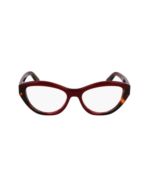 Ferragamo Black Sf3011 654 Optical Frames Acetate Cat Eye Normal
