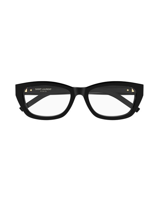 Saint Laurent Black Sl M153 Opt 001 Optical Frames Acetate Transparent Cat Eye