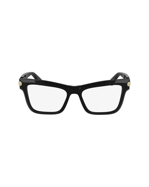 Longchamp Black Lo2766 001 Optical Frames Acetate Cat Eye Normal