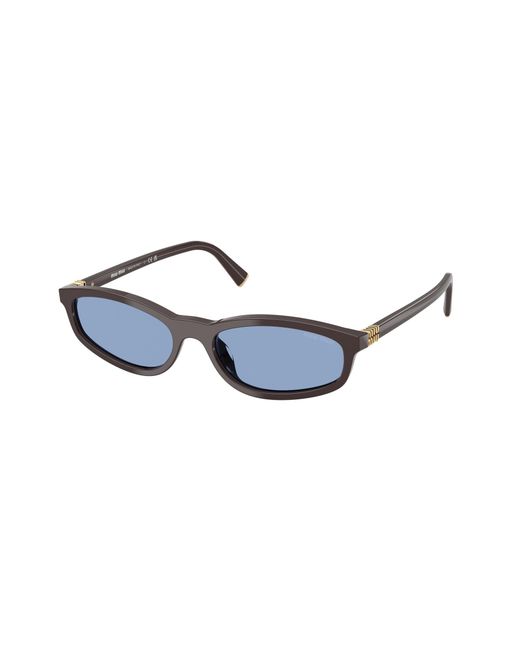 Miu Miu Black Mu A06S 22C60O Sunglasses Acetate Geometric Normal