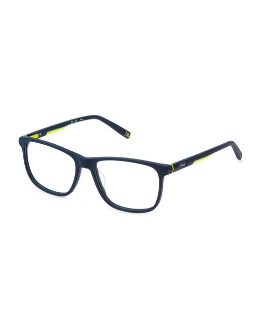 Fila Black Vfi712 703 Optical Frames Acetate Squared for men