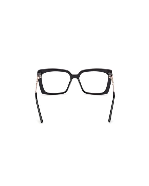 Guess Black Gu50318 001 Optical Frames Acetate Squared Normal