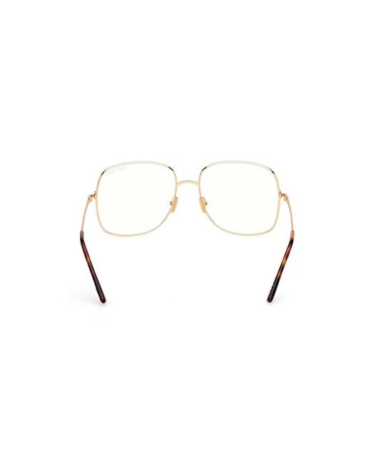 Tom Ford Black Ft6048-B 030 Optical Frames Metal Squared Normal