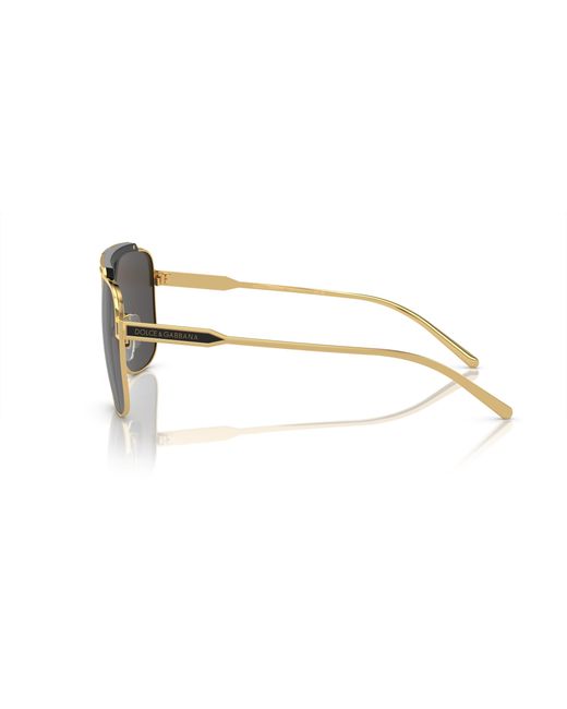 Dolce & Gabbana Black Dg2256 133487 Sunglasses Metal Squared for men