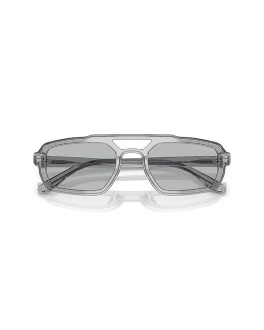 Emporio Armani Black Ea4240U 620287 Sunglasses Acetate Geometric Normal for men