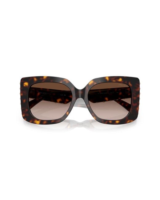 Jimmy Choo Black Jc5025H 500213 Sunglasses Acetate Butterfly Normal Shaded