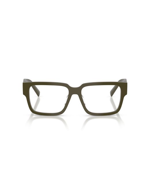 Prada Black Pr D10Vd 26J1O1 Optical Frames Acetate Transparent Squared Normal for men