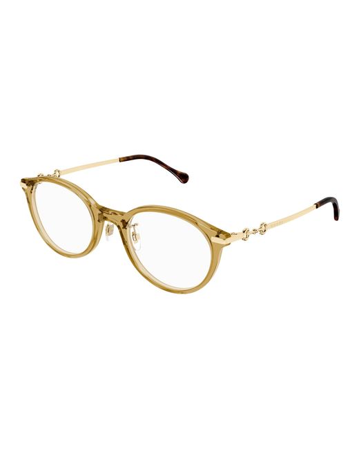 Gucci Black Gg1904Oj 003 Optical Frames Acetate Transparent Round