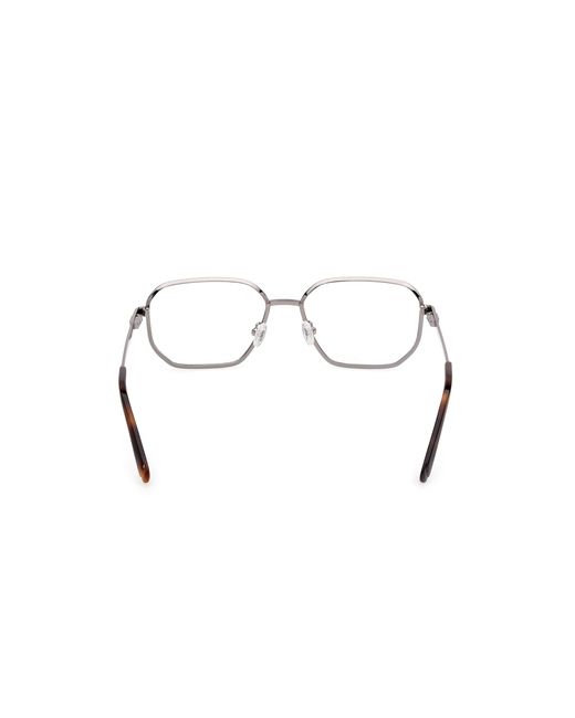 Guess Black Gu50240 002 Optical Frames Metal Geometric Normal for men