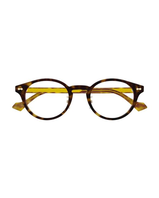 Gucci Black Gg1127Oj 002 Optical Frames Plastic Round for men