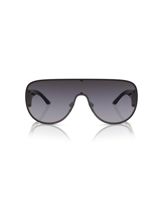 Versace Black Ve2166 12528G Sunglasses Metal Pilot Normal Shaded