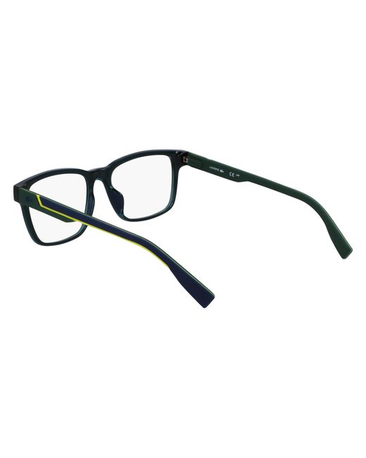Lacoste Black L2965 301 Optical Frames Bio-Inject Squared Normal for men