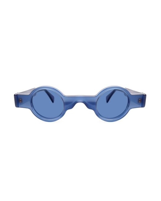 Xlab Blue Goa Sunglasses Acetate Round Polarized