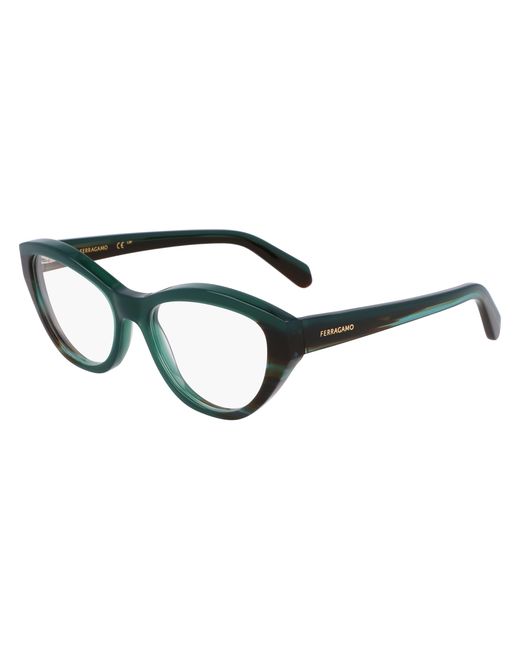 Ferragamo Black Sf3011 336 Optical Frames Acetate Cat Eye Normal