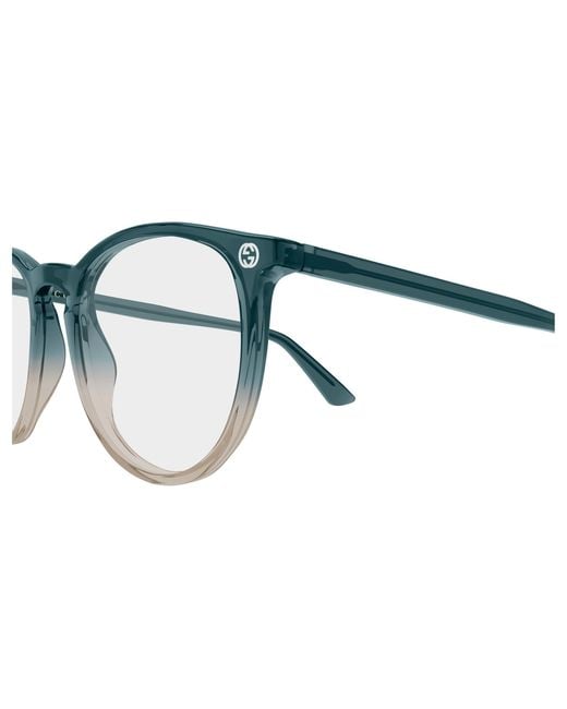 Gucci Black Gg0027O 020 Optical Frames Acetate Transparent Round