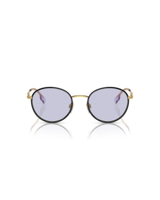 Burberry Black Be3148D 10171A Sunglasses Metal Round Normal