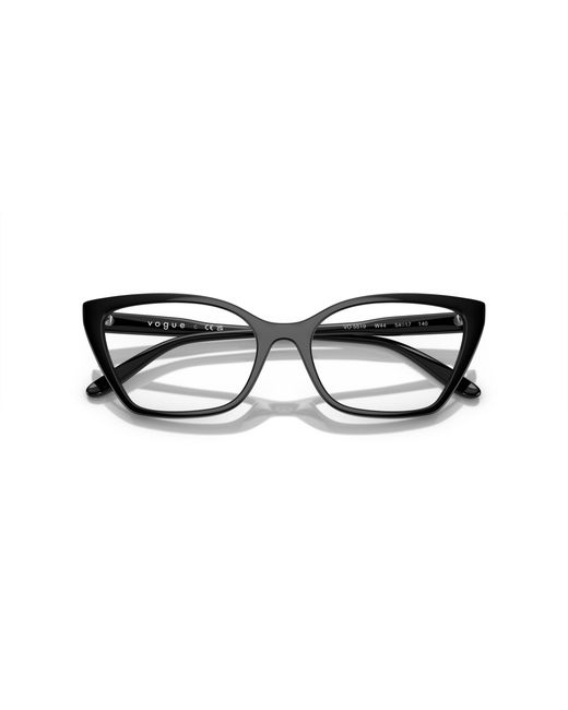 Vogue Eyewear Black Vo5519 W44 Optical Frames Nylon Transparent Cat Eye Normal