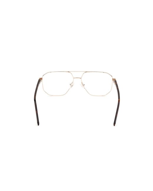 Guess Black Gu50135 032 Optical Frames Metal Squared Normal for men